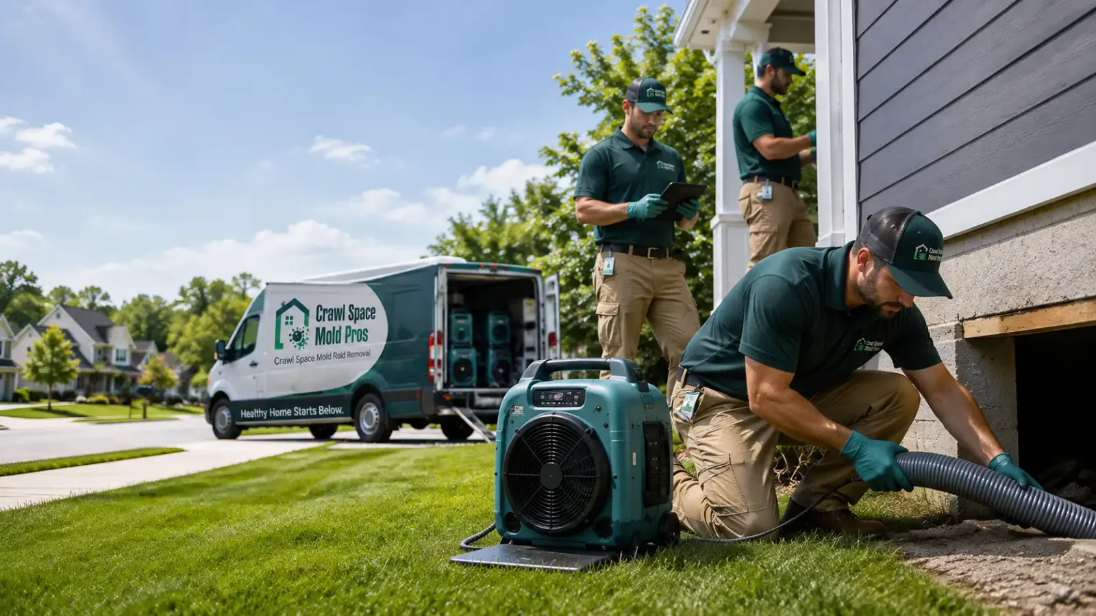 Crawl Space Mold Removal in Reynolds, ND